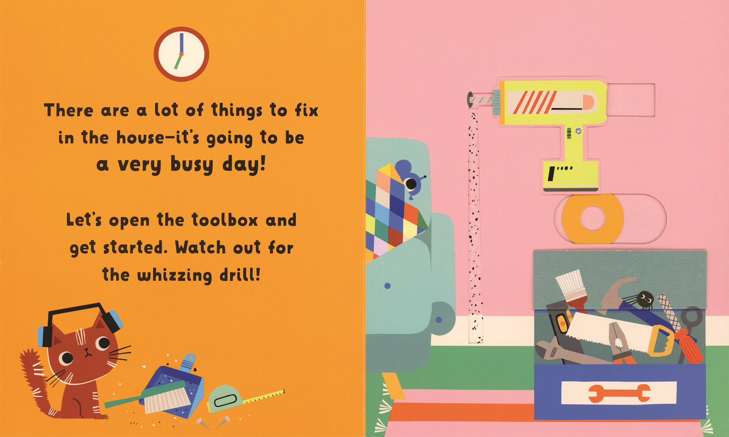It's Time To... Fix It! Interactive Board Book for Kids