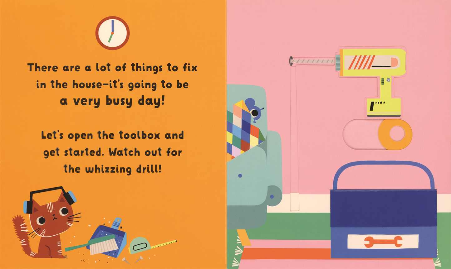 It's Time To... Fix It! Interactive Board Book for Kids