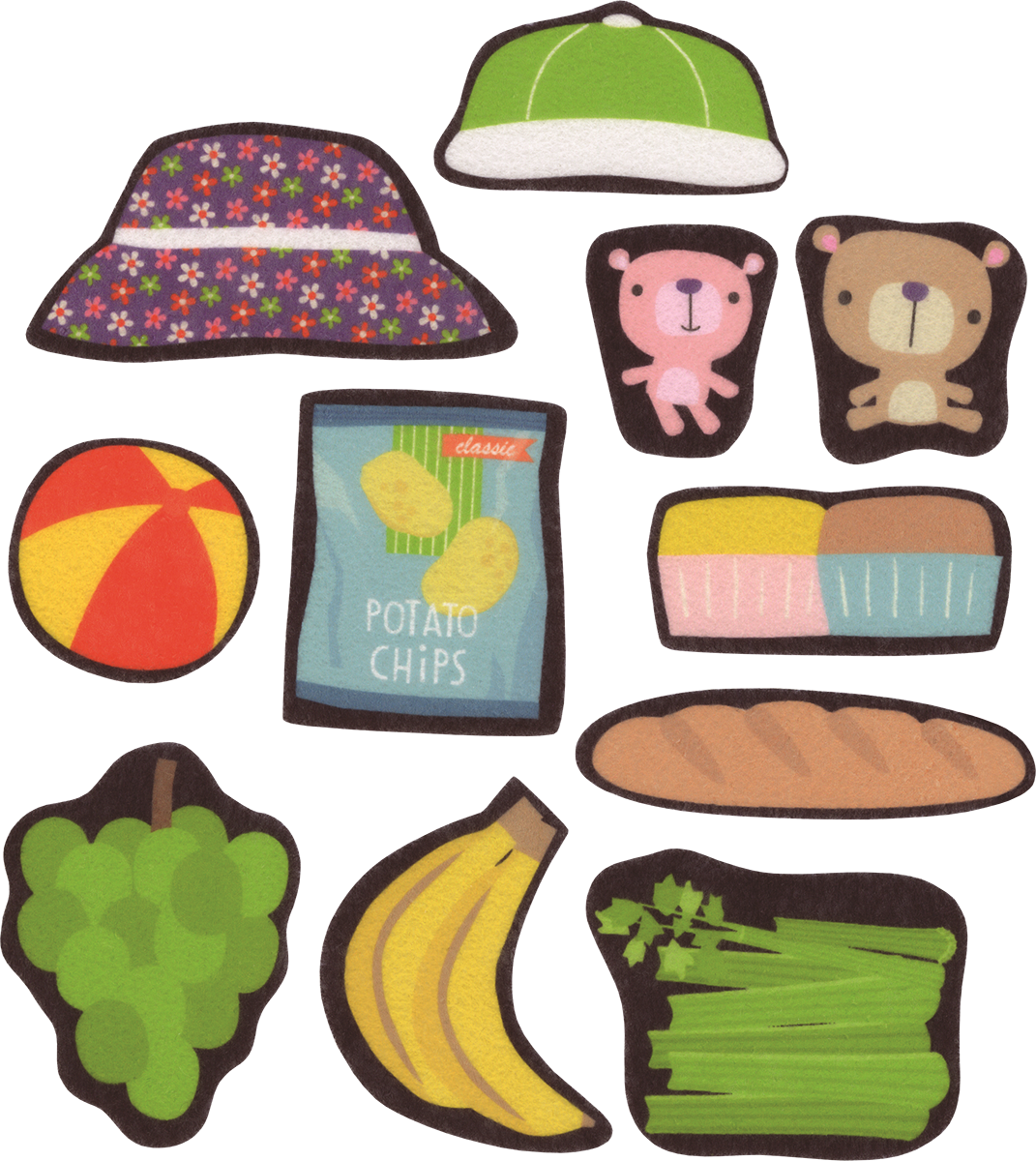 Little Helpers: Picnic Day Sort & Play! Interactive Board Book for Kids