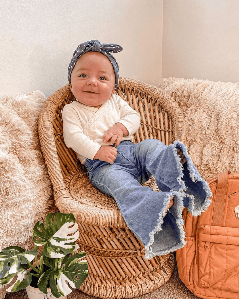 Light Wash Denim Bell Bottoms