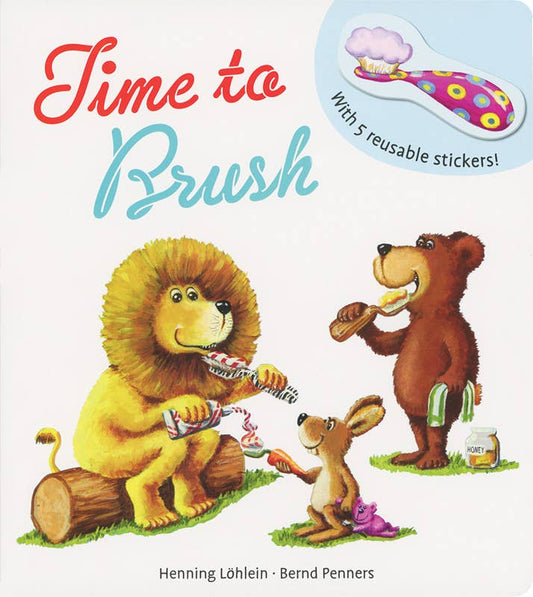 Time to Brush Interactive Board Book for Kids