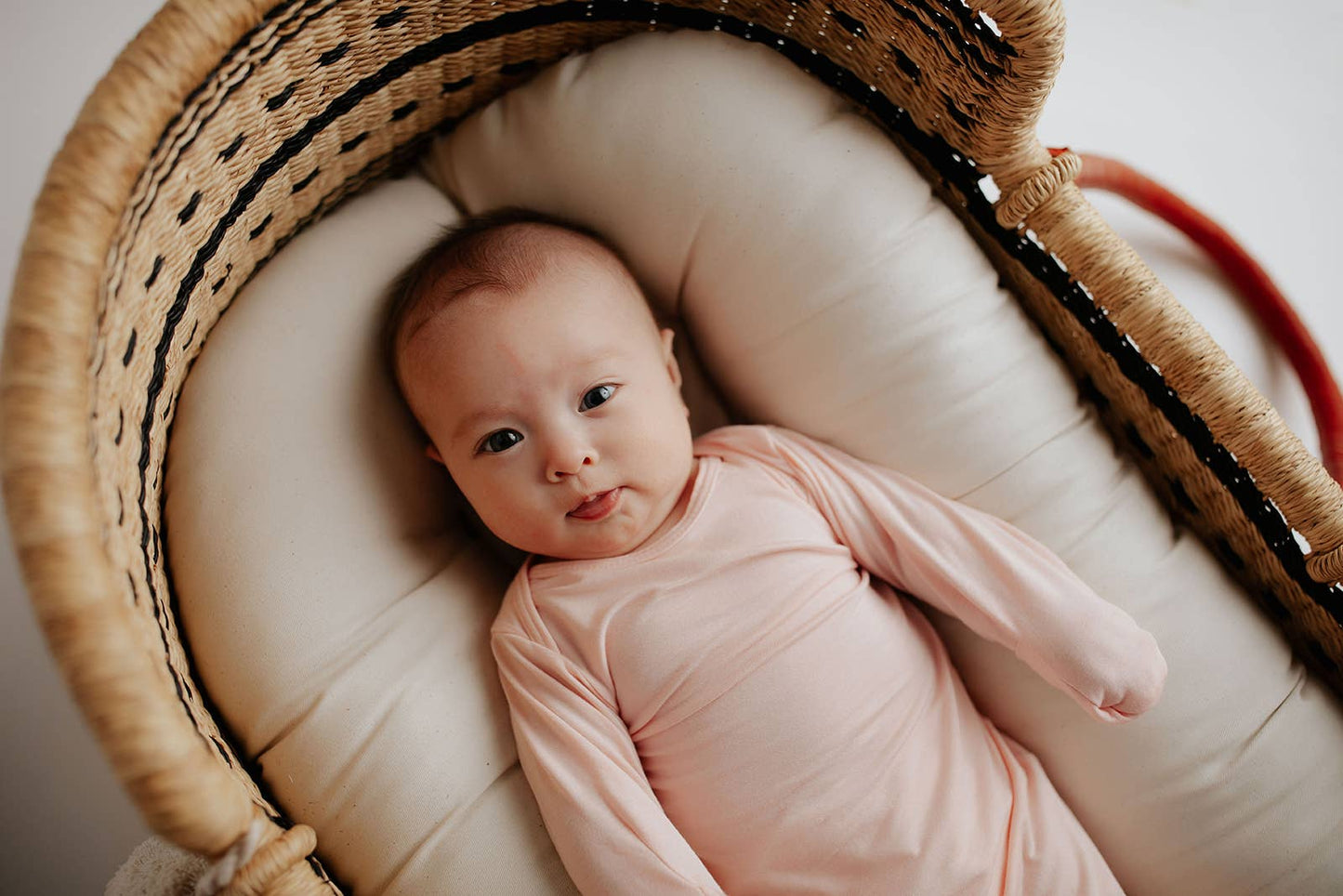 Heavenly Pink Knotted Gown: Gown & Bow