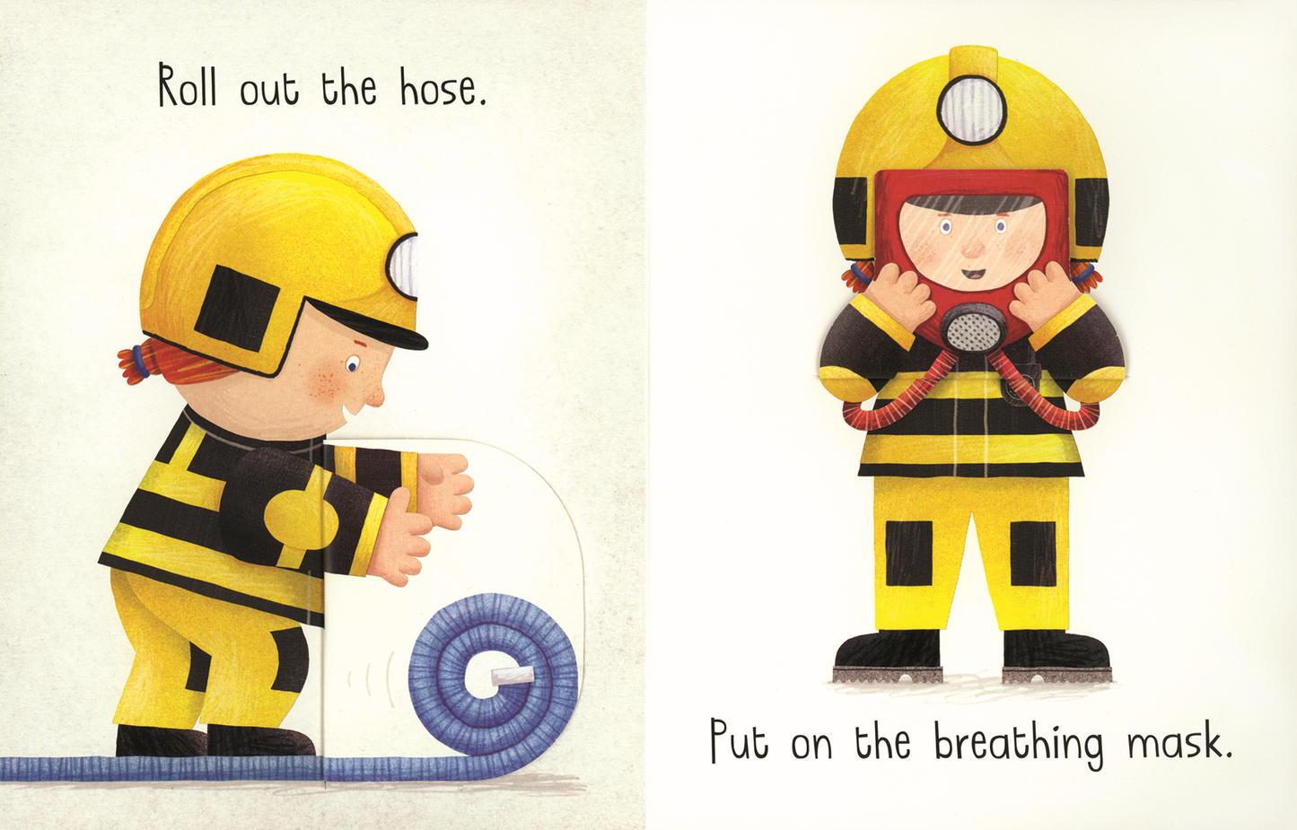 Busy Day: Firefighter Interactive Board Book for Kids