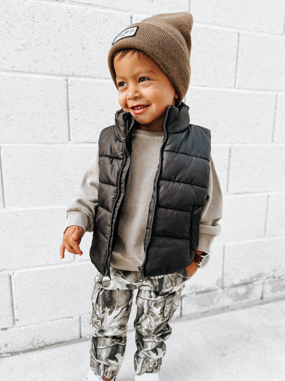 Infant & Toddler Boy's Camo Cargo Joggers