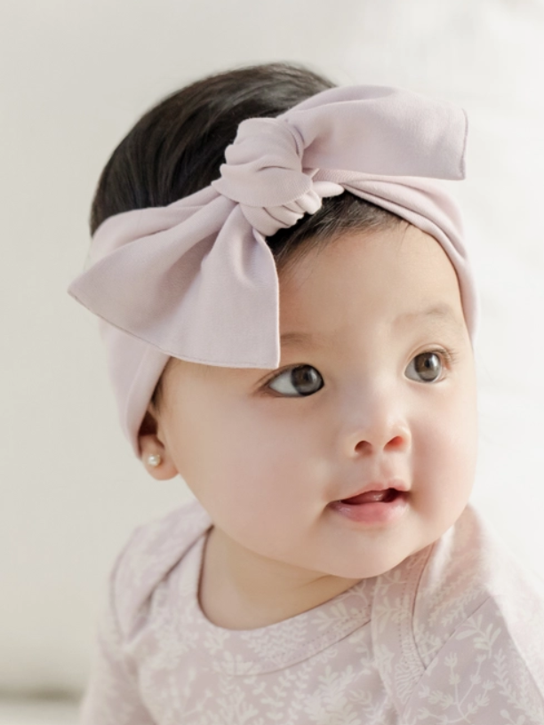 Lavender Knot Bow Wrap