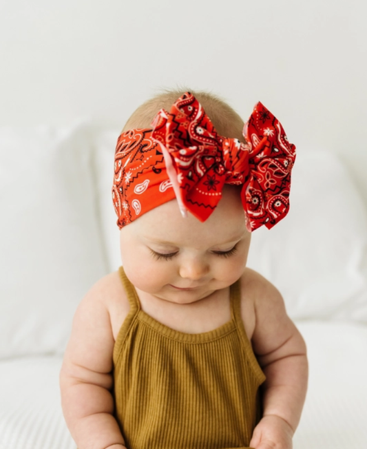 PRINTED FAB | Red Bandana
