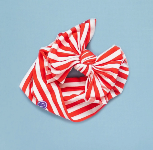 PRINTED KNOT | Red Stripe