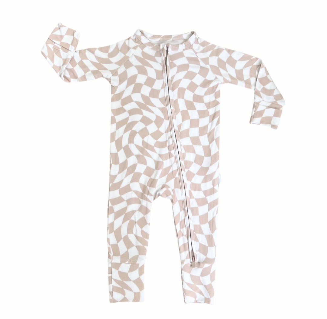 Sandy Checks Bamboo Romper
