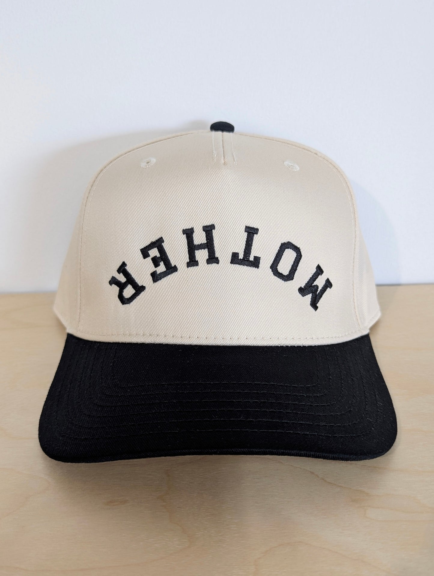 Upside Down Mother Embroidered Hat