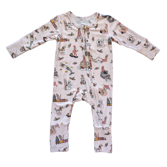 Pink Elfie Bamboo Romper