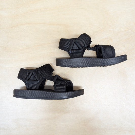 Little Adventurer Black Sandals