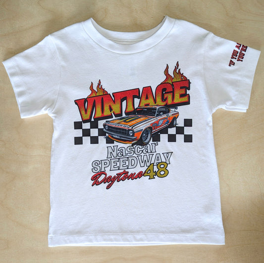Vintage Racecar Graphic T-shirt