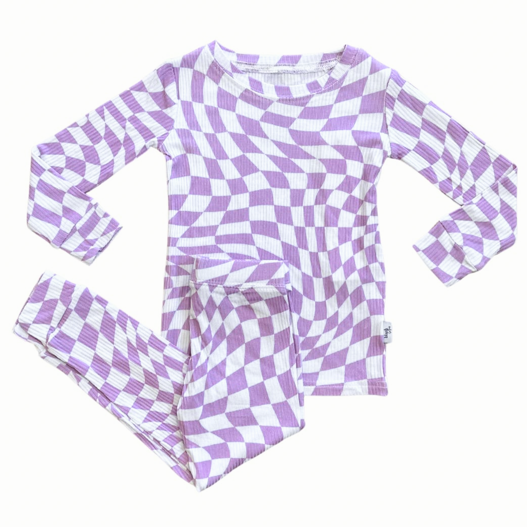 Purple Haze Ribbed Bamboo Set
