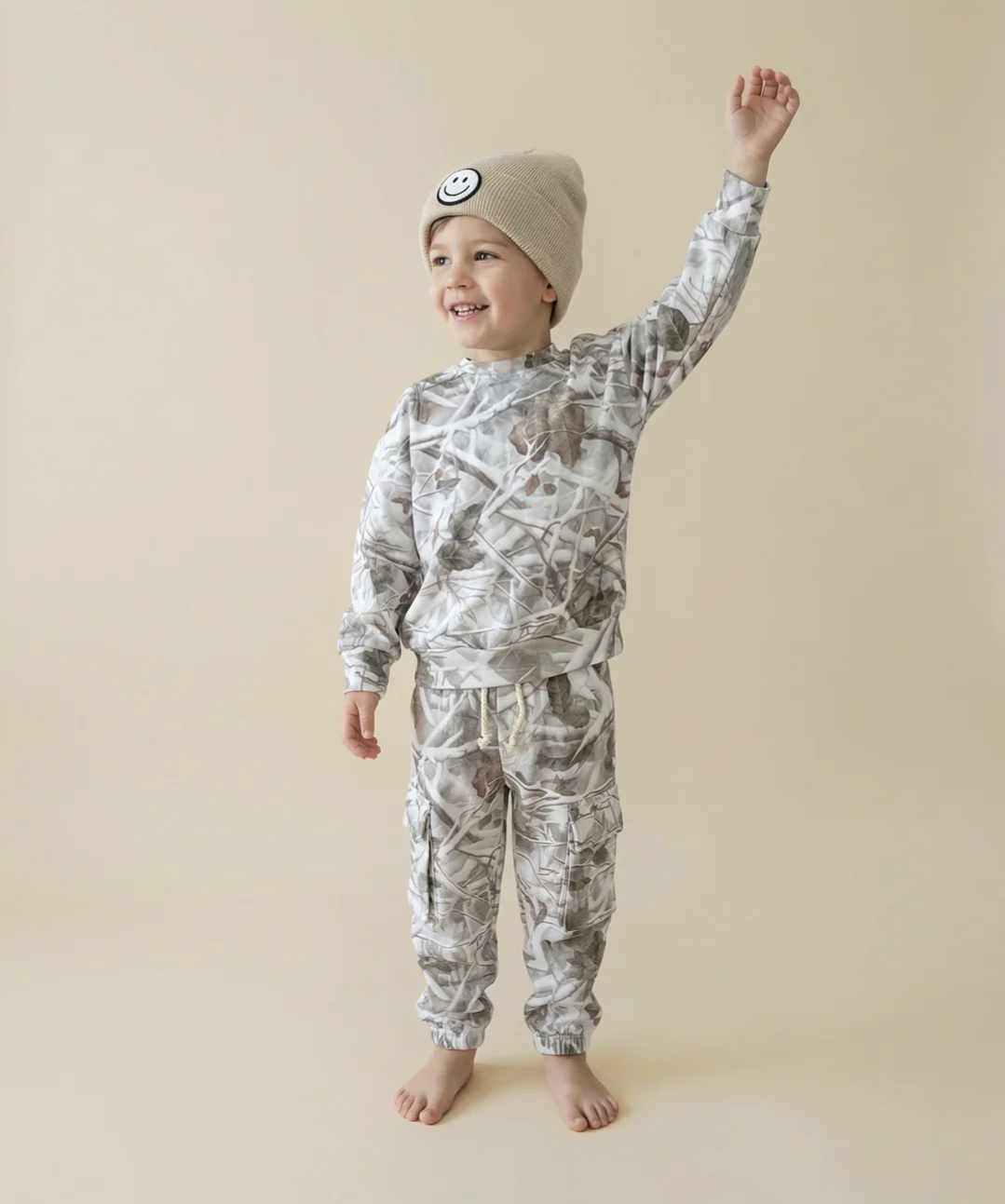 Camo Cargo Jogger Set