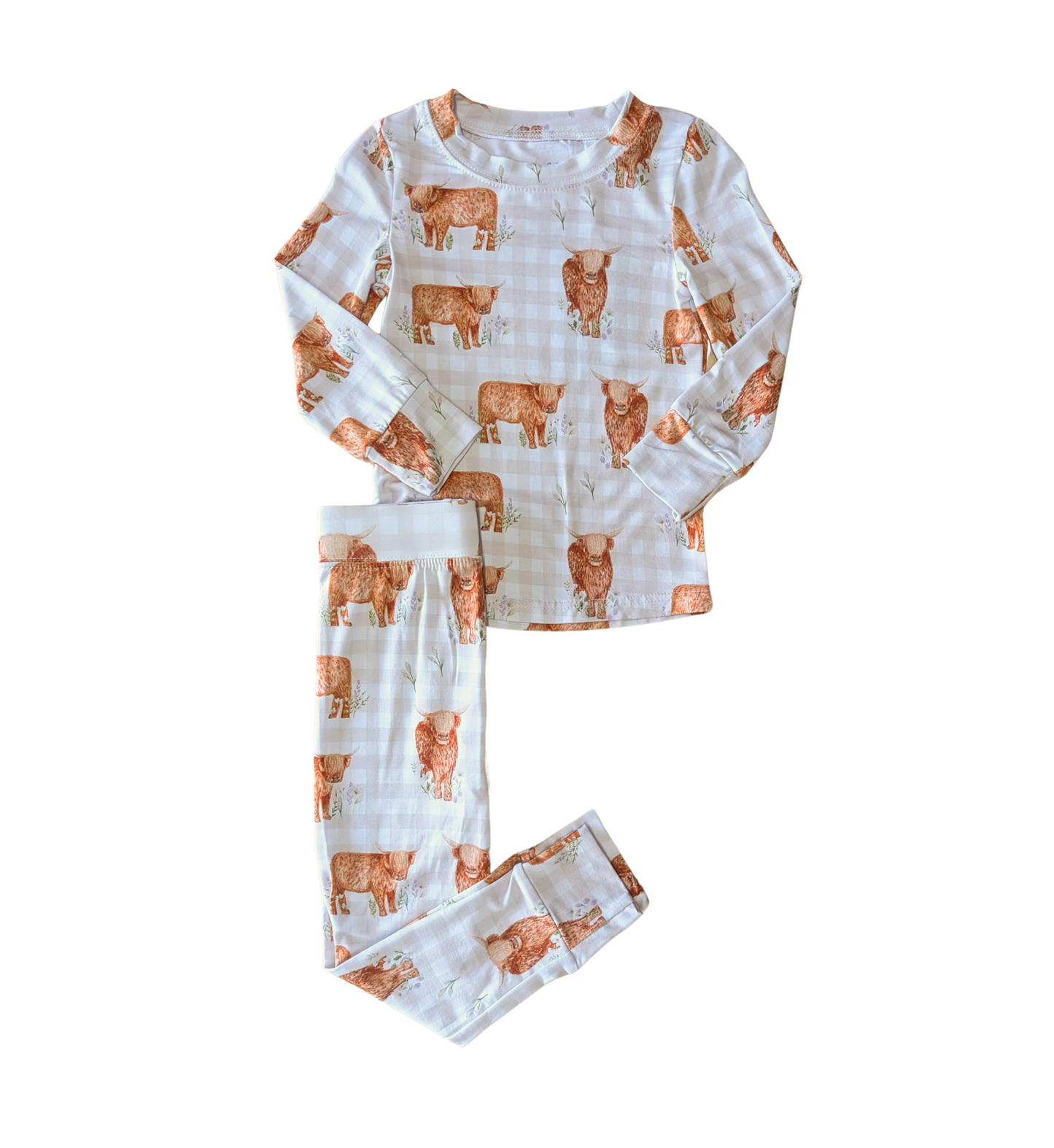 Highland Cutie Bamboo Two Piece Set