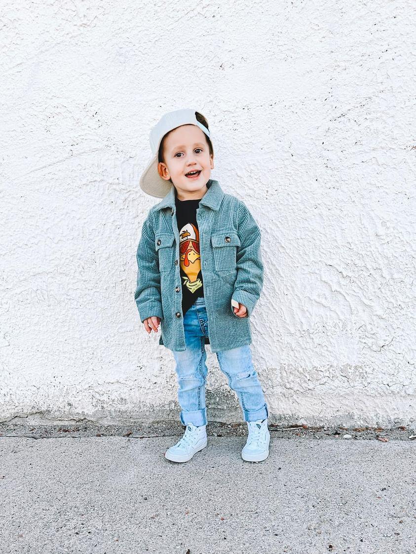 Jade Corduroy Shacket