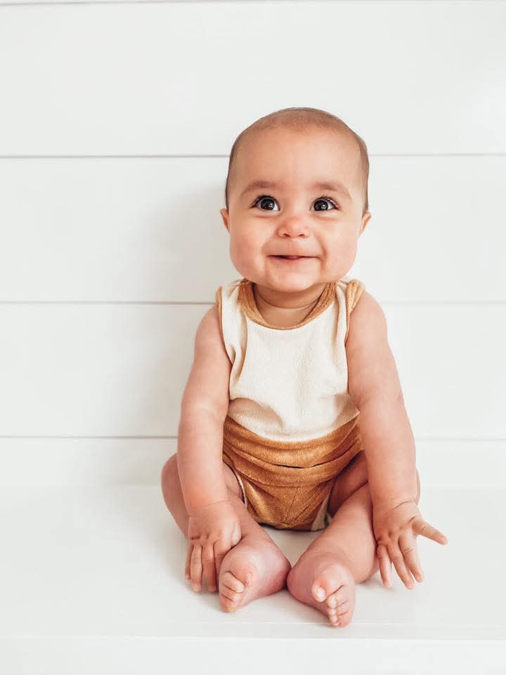 Summer Terry Cloth Two Piece Set