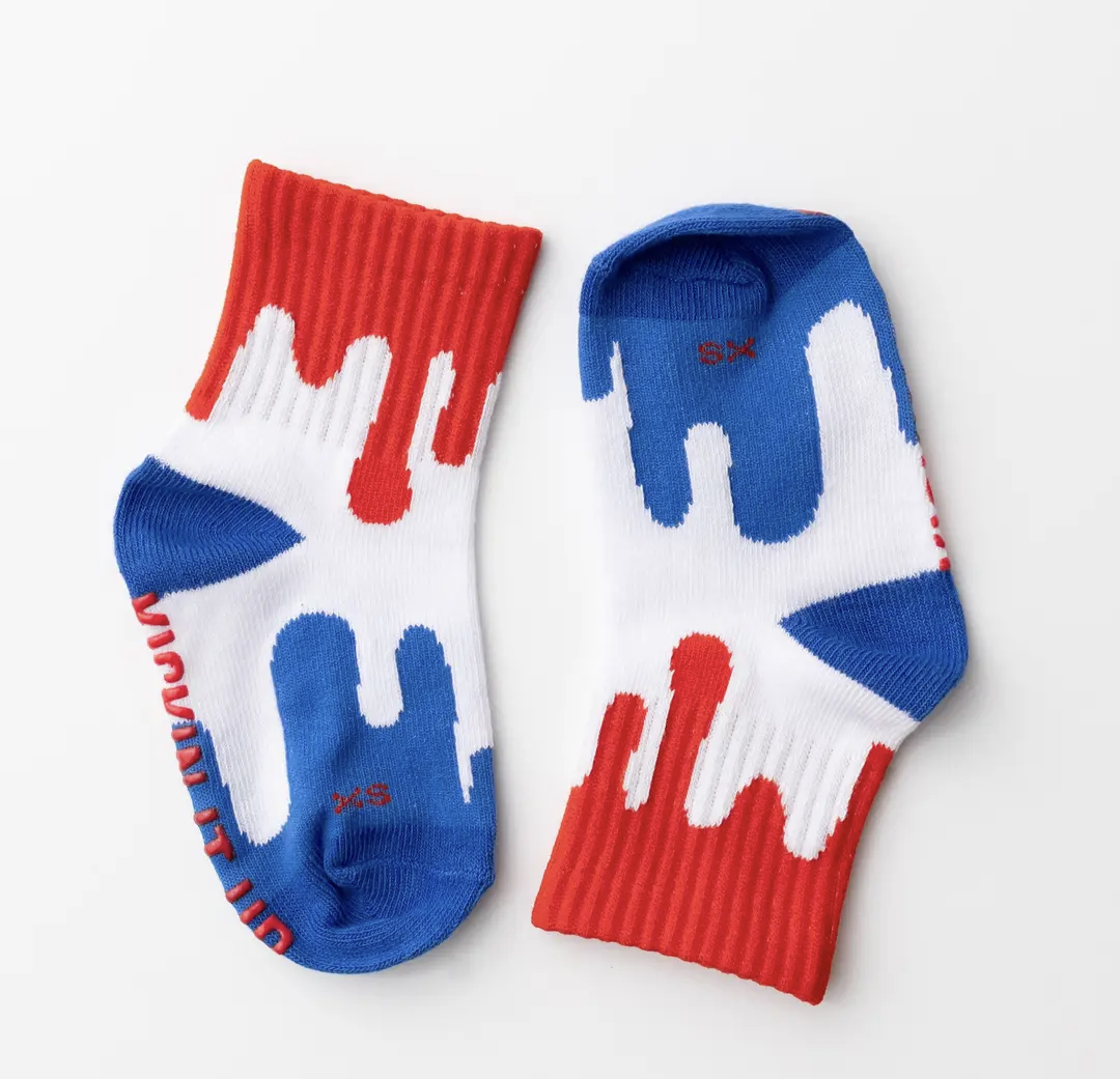 Dripping Glory Patriotic Kid's Socks