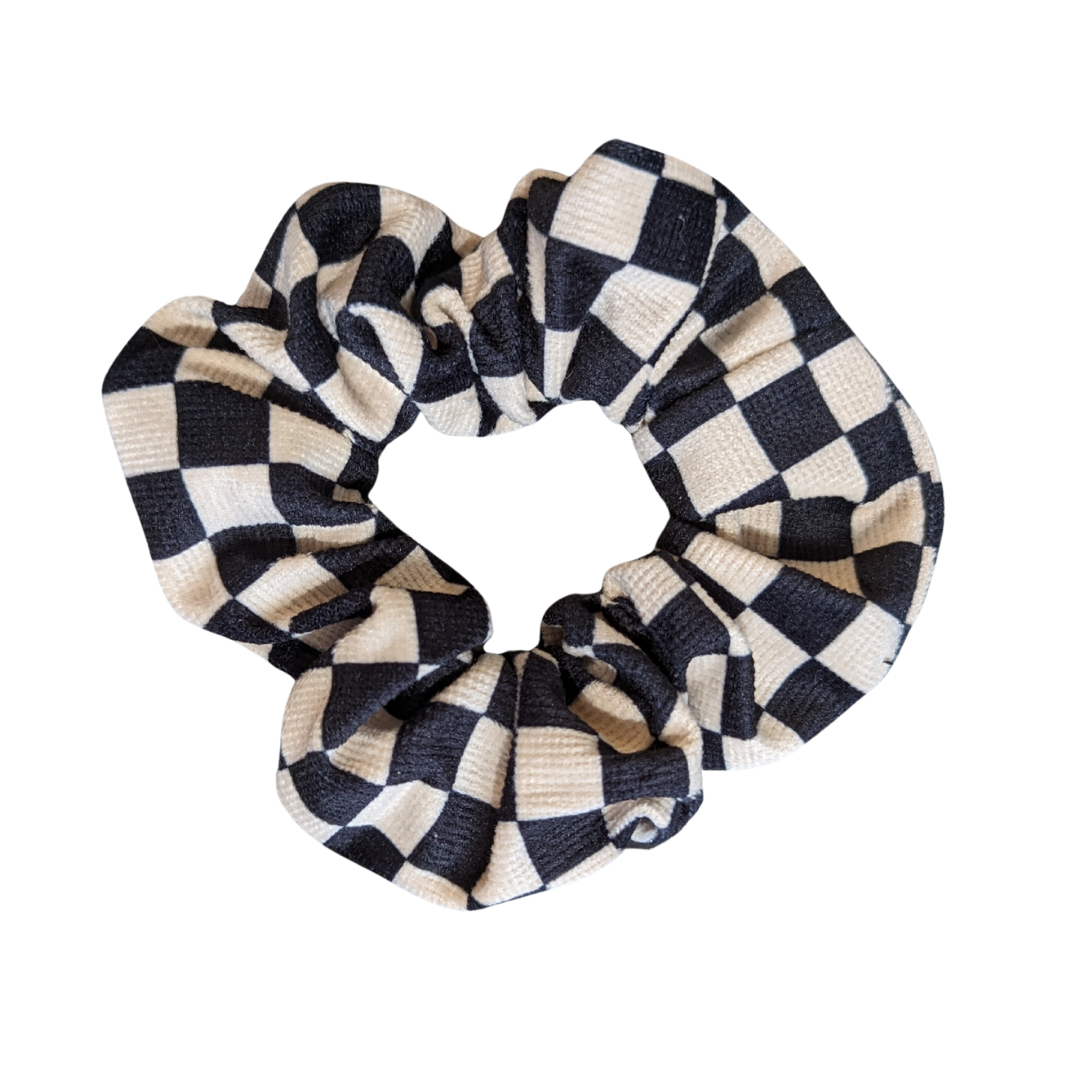Checkered Scrunchies