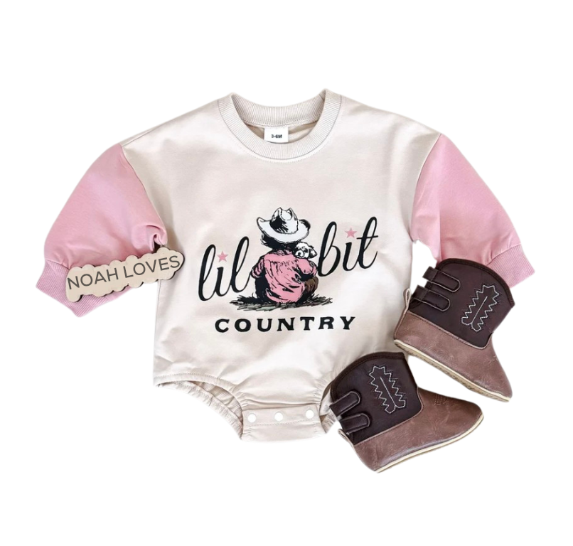 Lil Bit Country Infant Girls Bubble Romper