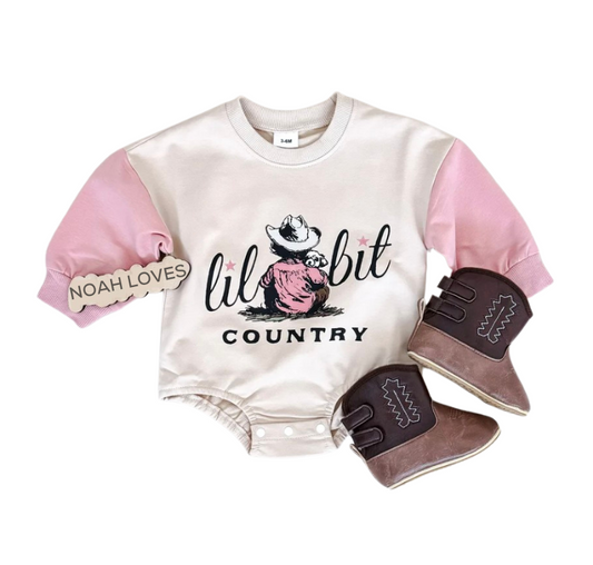 Lil Bit Country Infant Girls Bubble Romper