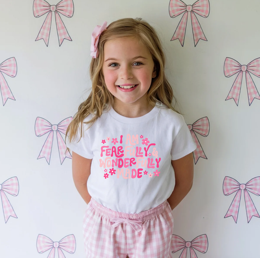 Fearfully & Wonderfully Made Girl's T-shirt