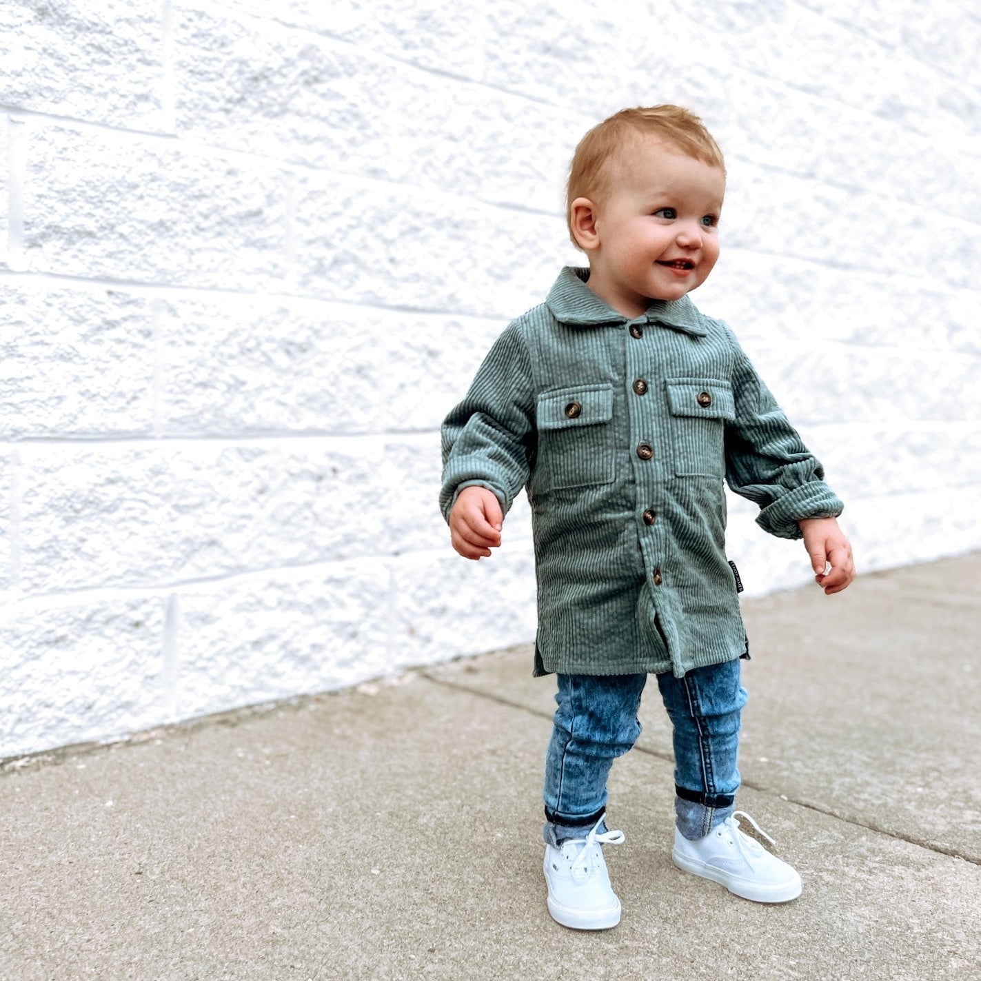 Jade Corduroy Shacket