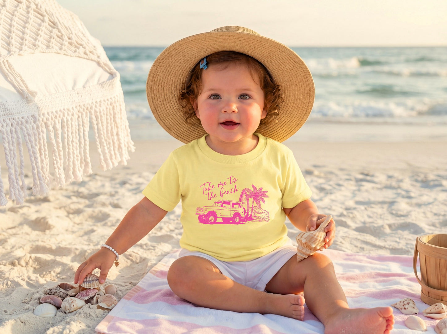 Take Me to the Beach Girl's T-shirt