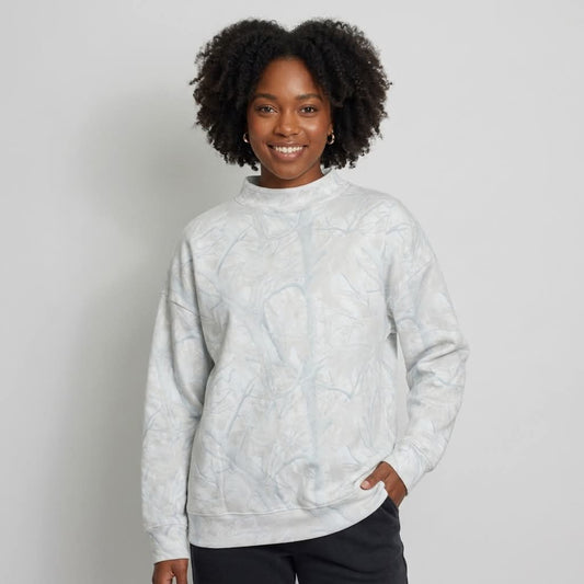Light Camo Women's Mockneck