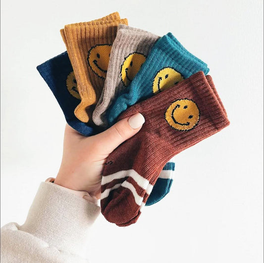 Smiley Socks - Multicolor 5 Pack