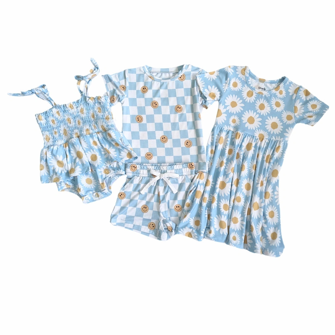 Daisy Dreams Smocked Bamboo Romper