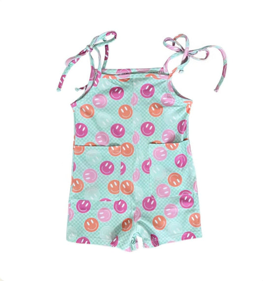 Smiley Pop Girl's Romper