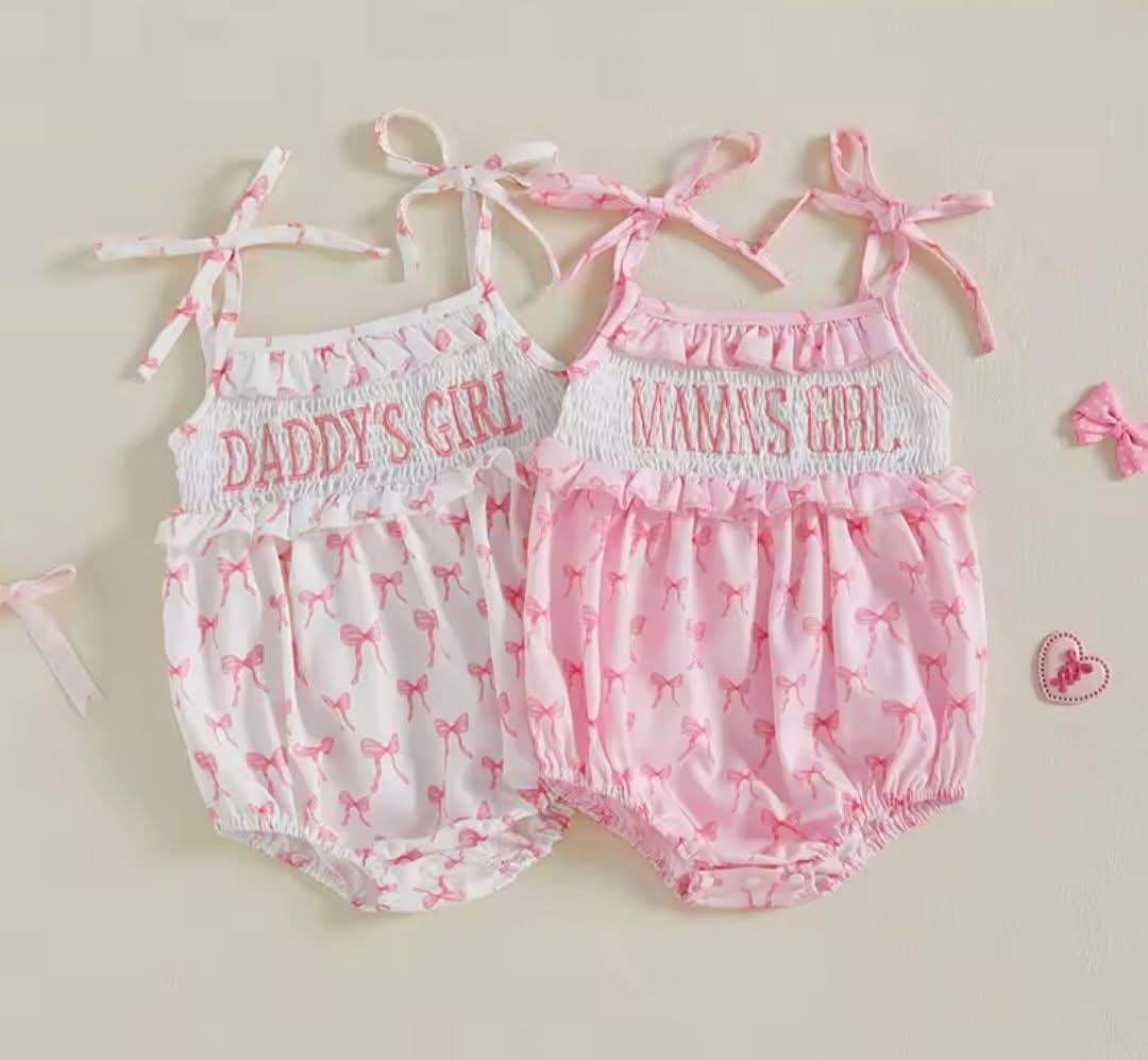 Mama's & Daddy's Girl Rompers - Infant
