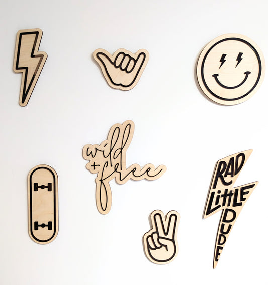 Wild and Free Sign: BLACK