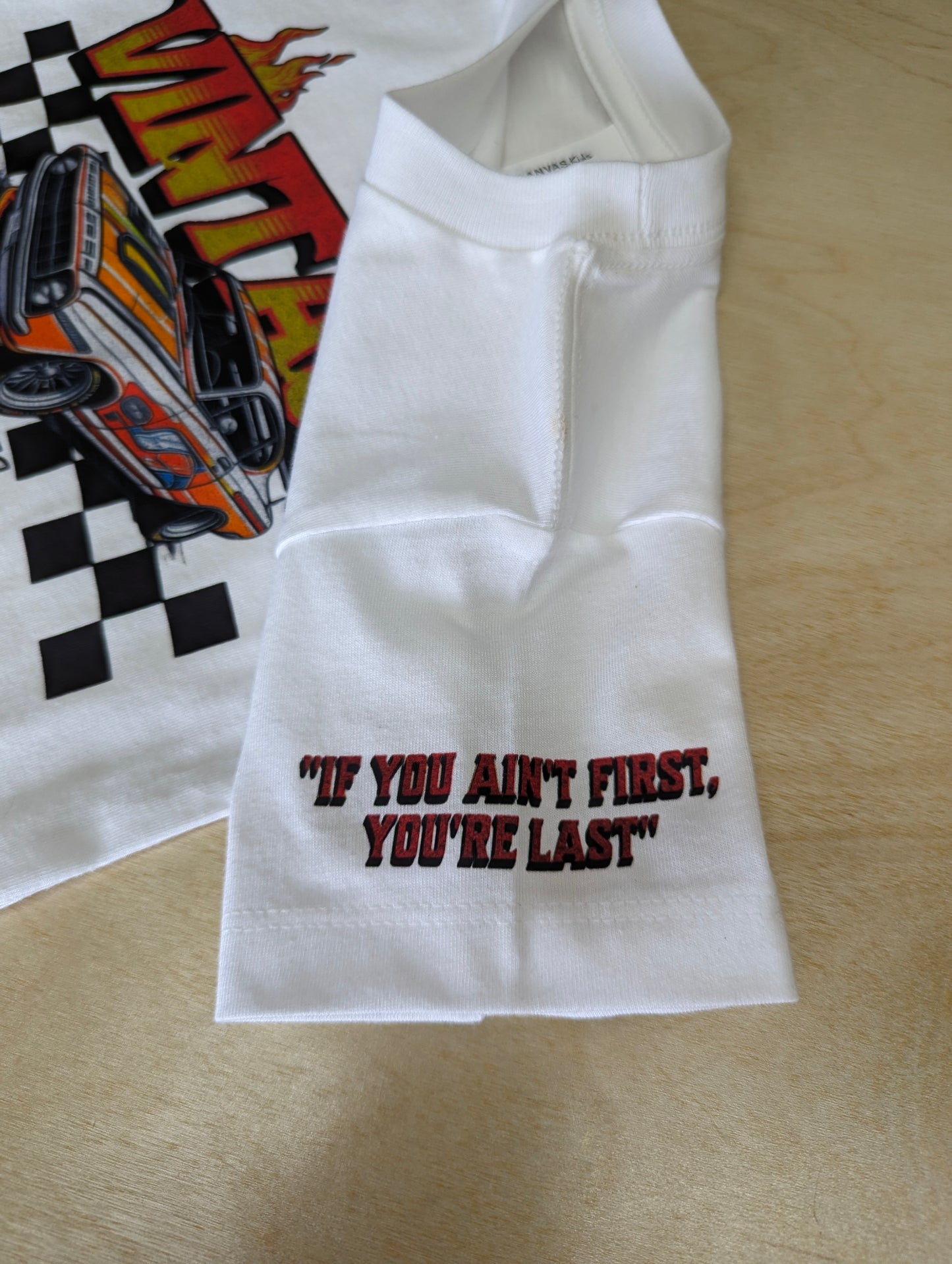 Vintage Racecar Graphic T-shirt