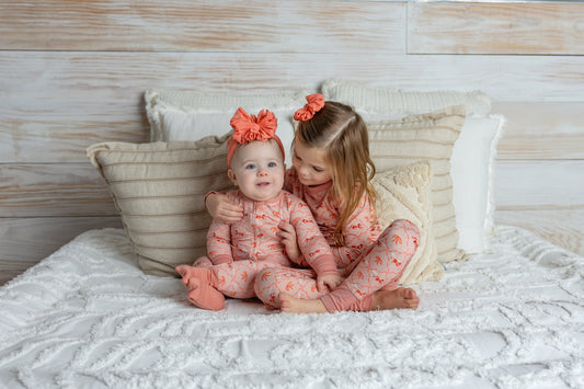 Prissy Prance Pony Bamboo Convertible Zip Pajama - Girls