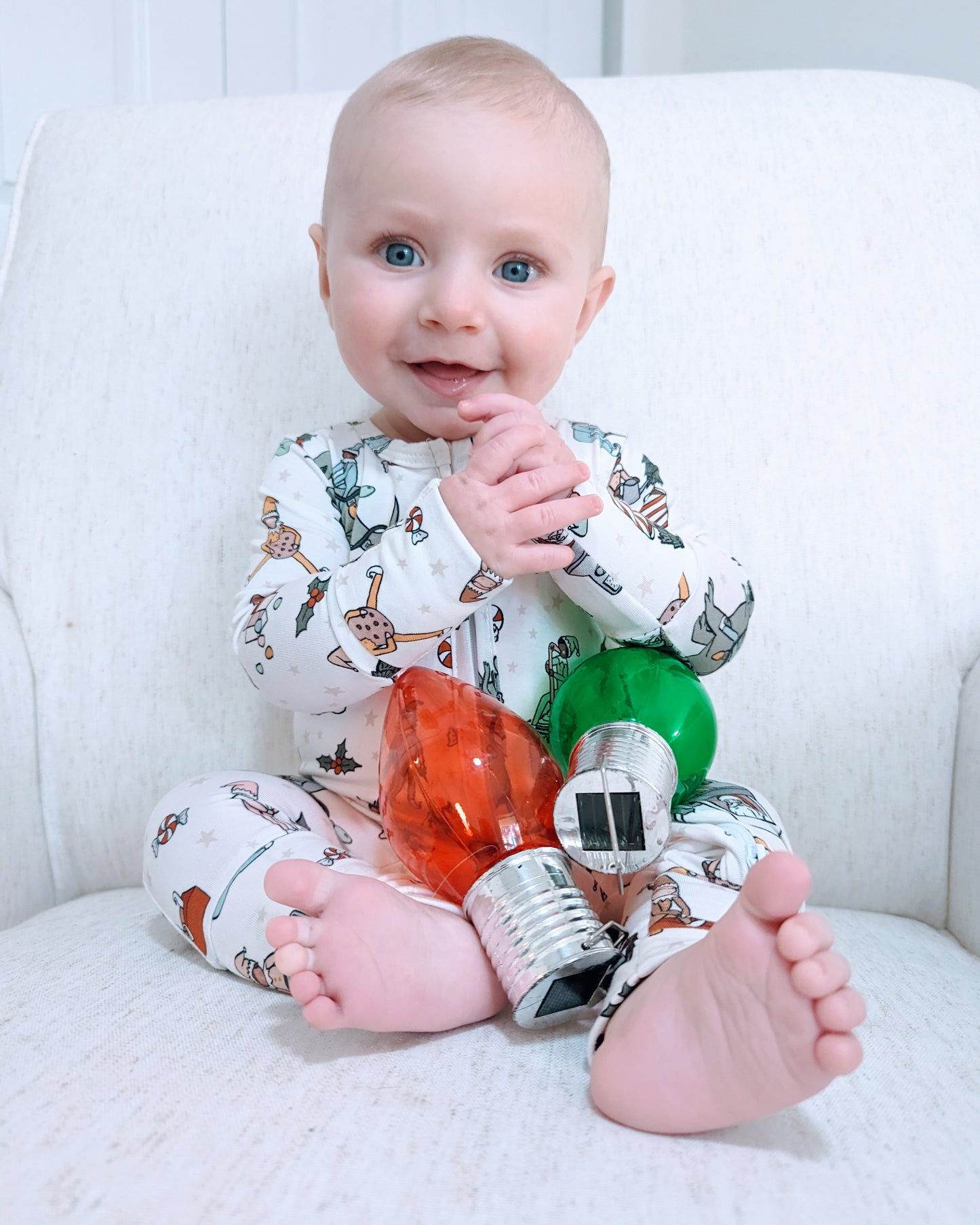 Ivory Elfie Bamboo Romper