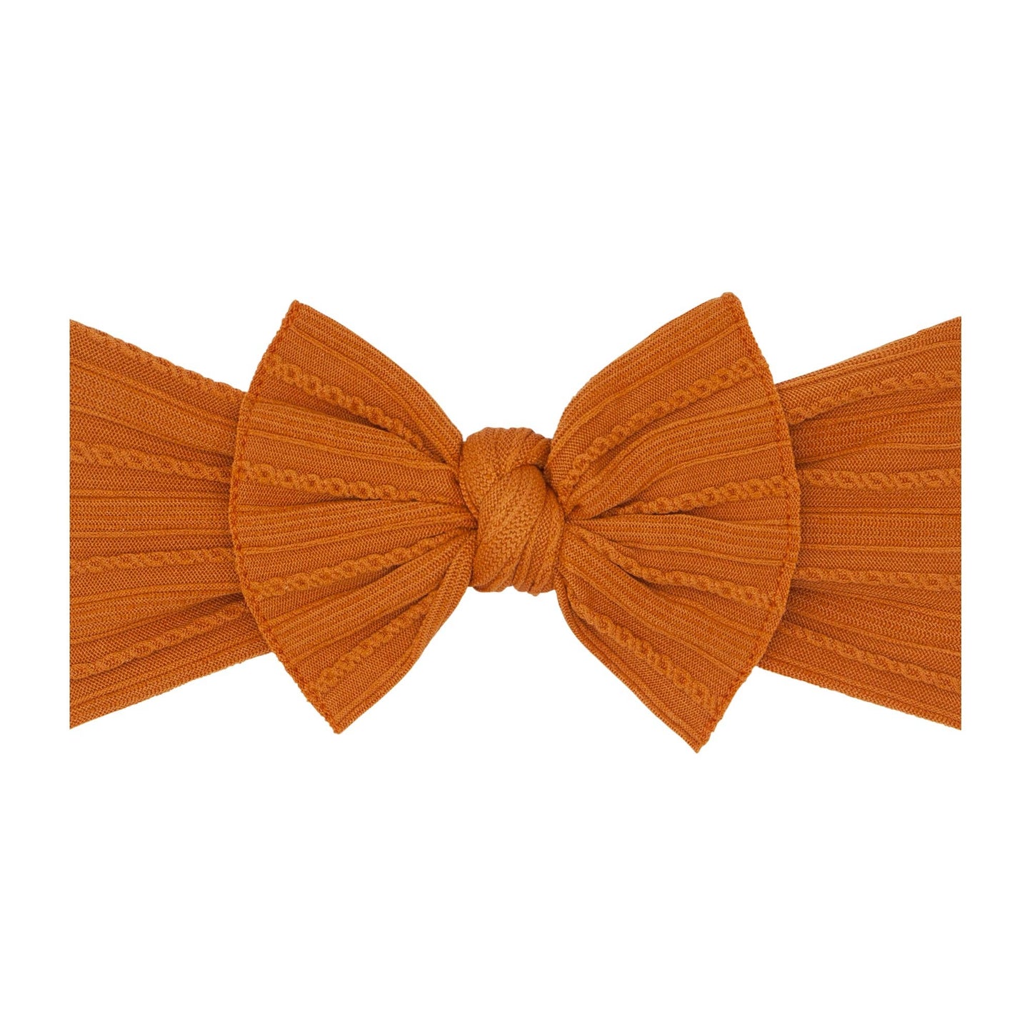 CABLE KNIT KNOT: Pumpkin