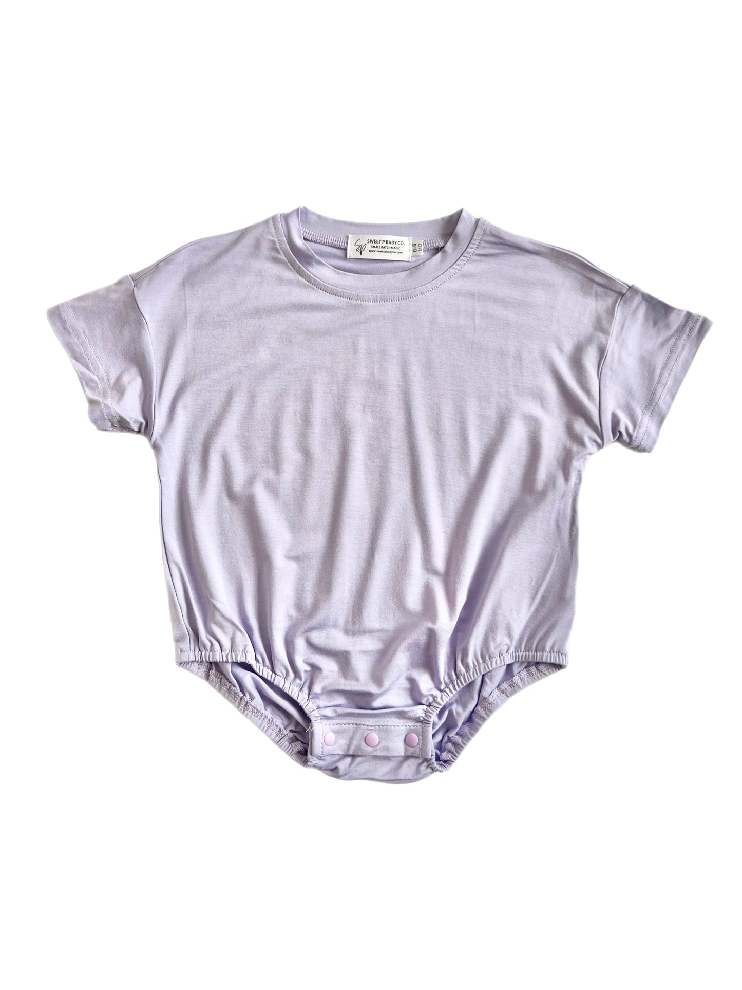Lilac Bamboo Bubble Romper