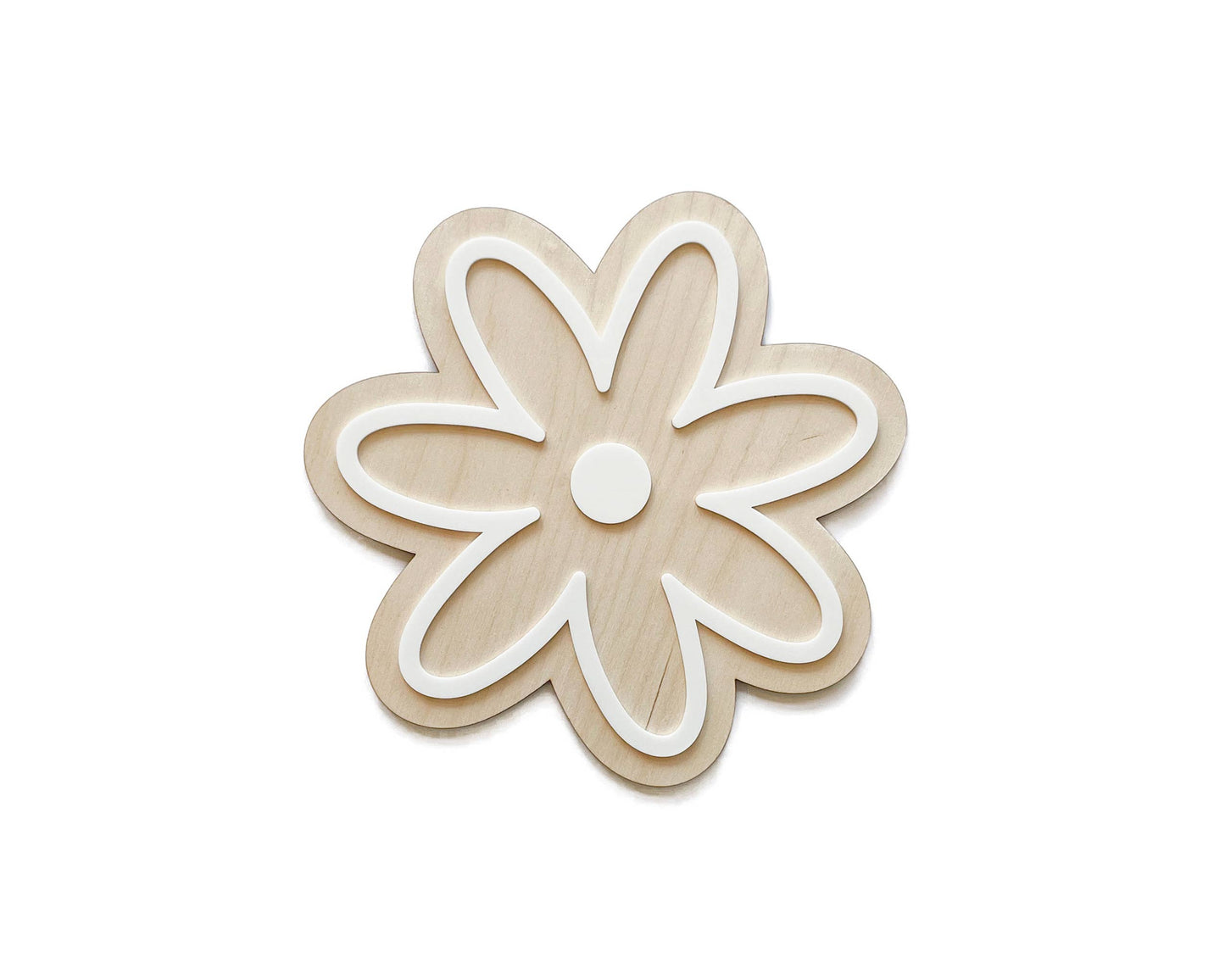 Flower Sign, Kids Nursery Room Decor, Baby Wall Sign