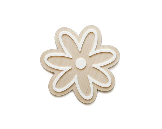 Flower Sign, Kids Nursery Room Decor, Baby Wall Sign