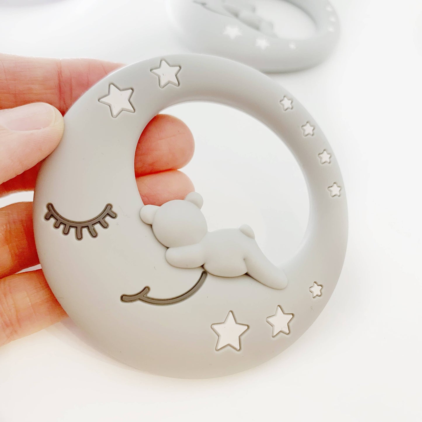 Moon and Stars Silicone Teething Toy