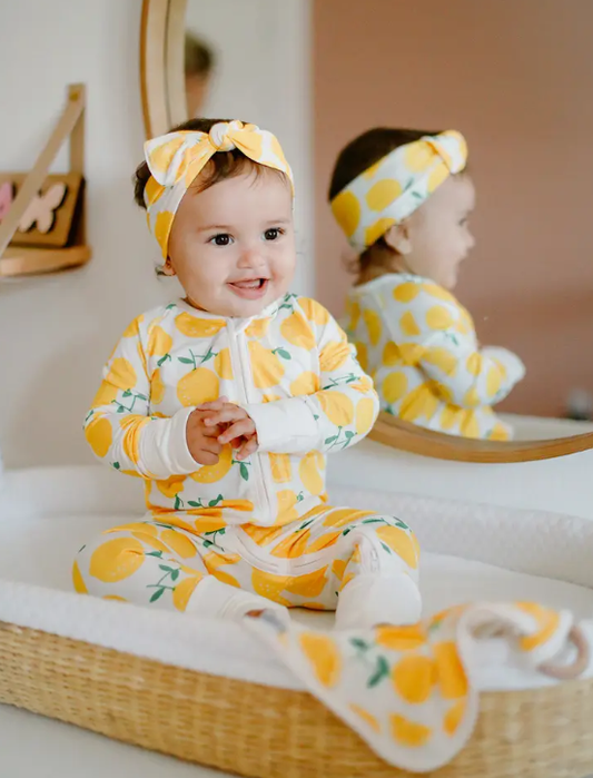 Lucky Lemons Bamboo Romper