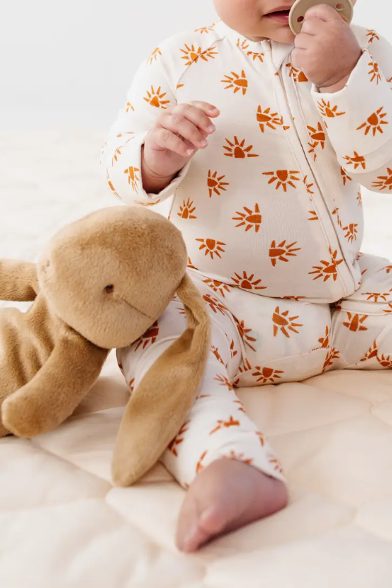 Sunshine Dreams Zip Romper Footie
