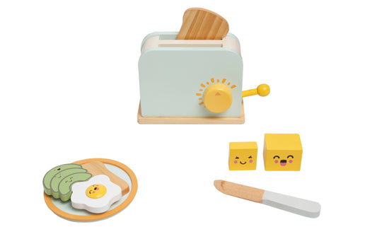 Brunch Time Wooden Toaster Set, Developmental Toy