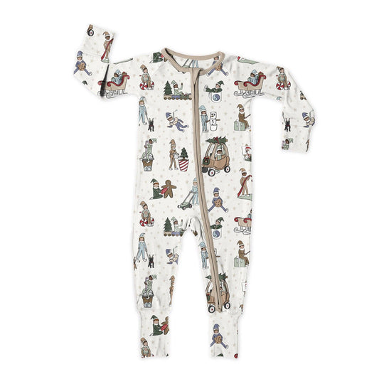 Elfie Zip Up Bamboo Romper