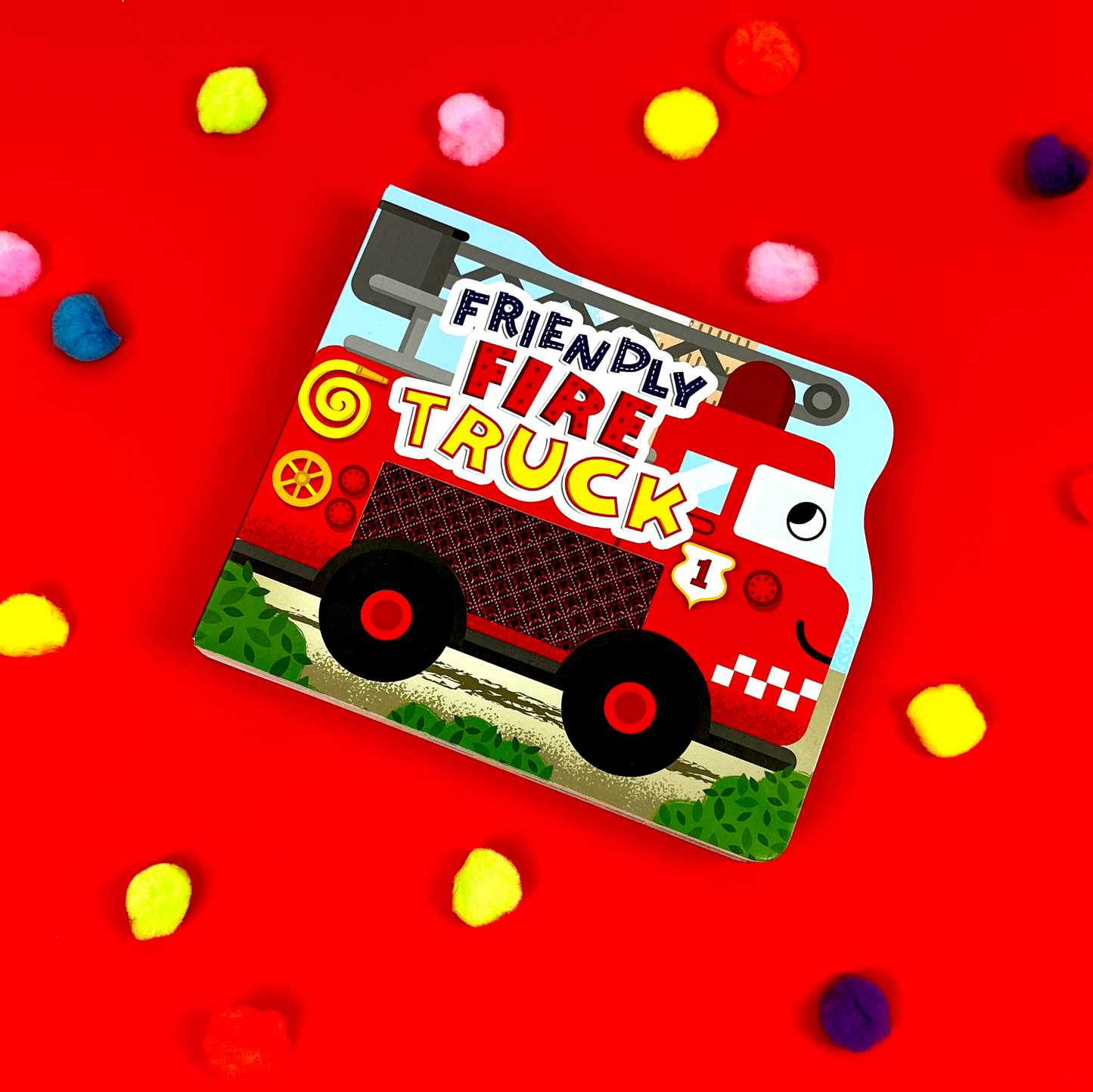 Friendly Fire Truck Children's Board Book