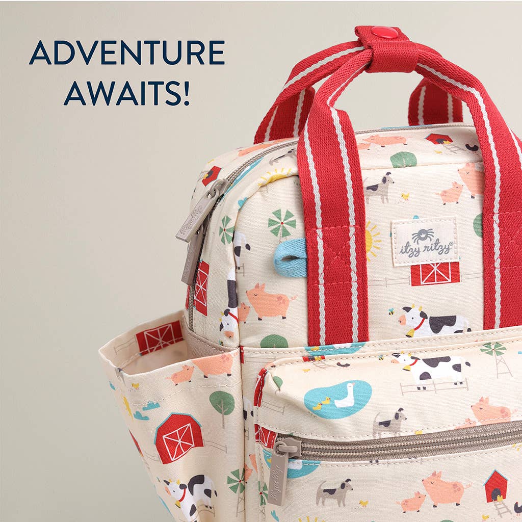 Itzy Bitzy Toddler Backpack: Strawberries & Cream