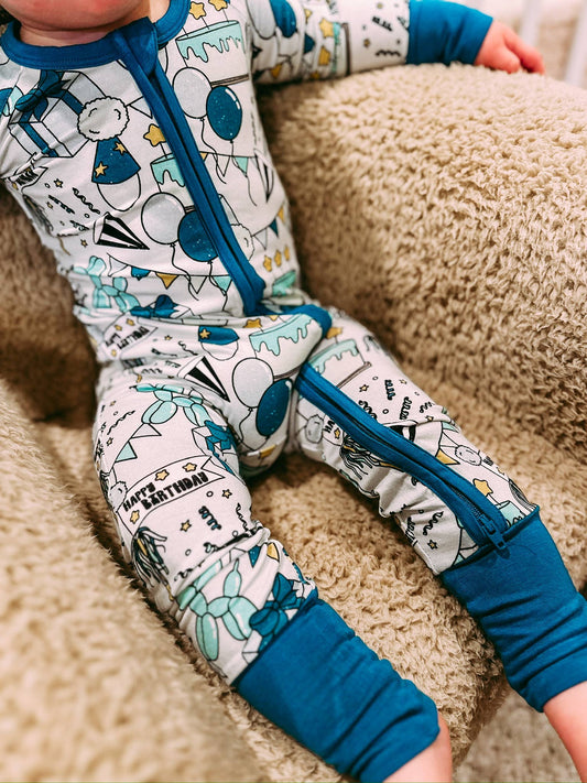 Birthday Party Time Bamboo Romper