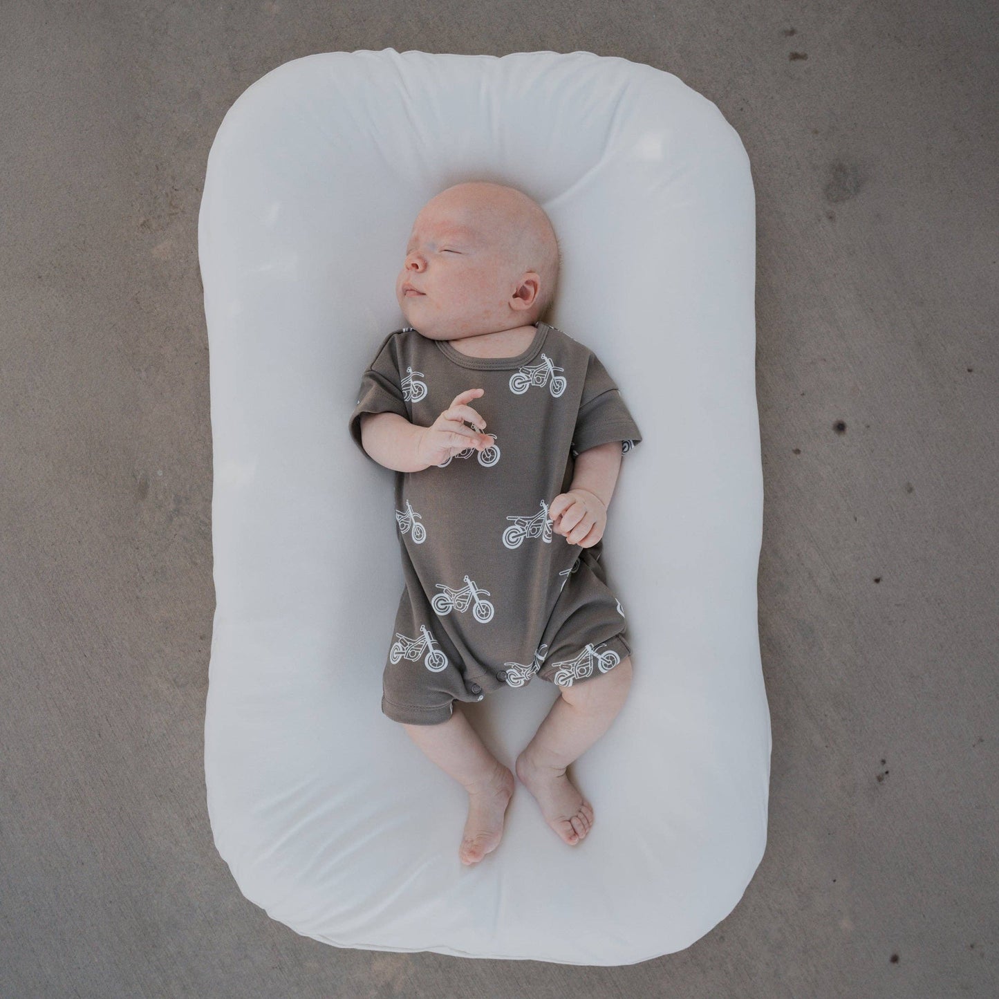 Neutral Dirt Bike French Terry Romper